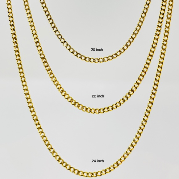 Other - 22inch,14k Gold Curb Chain Necklace